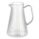 Tillbringare Plast med lock Stripe Pitcher 1,5l