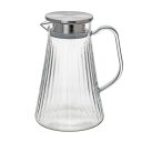 Tillbringare Plast med lock Stripe Pitcher 1,5l