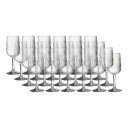 Vinglas Plast Stripe Vin 30cl 24-pack