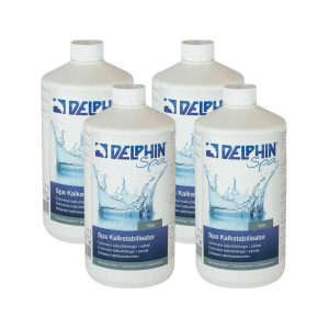 Kalkborttagare Delphin Spa Kalkstabilisator 1L 4-pack