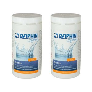 Klorgranulat Delphin Spa Klor 1kg 2-pack
