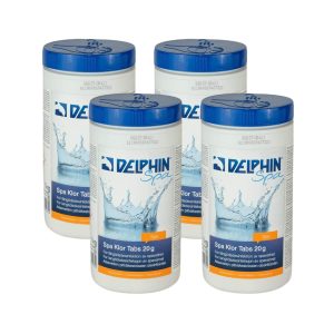 Klortabletter Delphin Spa Klor Tabs 20g 1kg 4-pack