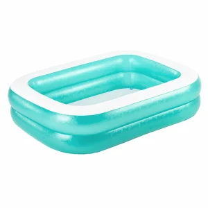 Uppblåsbar Barnpool Bestway 200x146x48cm Turkos