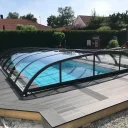 Förlängningsskenor Nova Comfort för pooltak med 3 sektioner