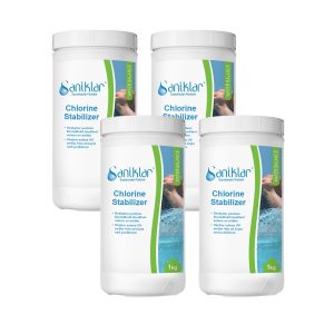 Klorstabilisator Saniklar Chlorine Stabilizer 1kg 4-pack