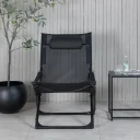 Solstol - Venture Home Seville 2-pack Svart inkl. nackkudde
