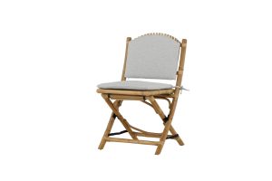 Caféstol Utomhus - Venture Home Cane Natur/Grå inkl. dyna