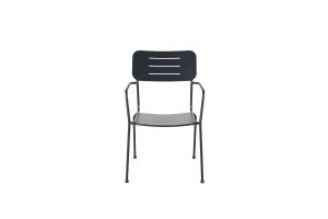 Karmstol Utomhus - Venture Home Nicke 2-pack Svart inkl. dynor
