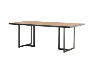 Rektangulärt Matbord Utomhus - Venture Home Khung 200x100 Svart/Natur