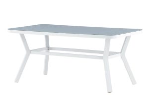 Rektangulärt Matbord Utomhus - Venture Home Virya 160x90 Vit/Grå