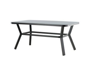 Rektangulärt Matbord Utomhus - Venture Home Virya 160x90 Svart/Grå