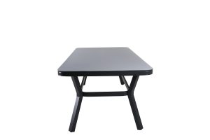 Rektangulärt Matbord Utomhus - Venture Home Virya 200x100 Svart/Grå
