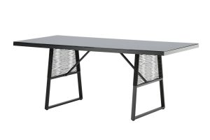Rektangulärt Matbord Utomhus - Venture Home Dallas 193x90 Svart