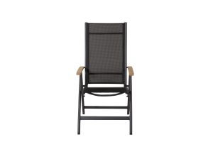 Positionsstol Utomhus - Venture Home Panama 2-pack Svart/Natur