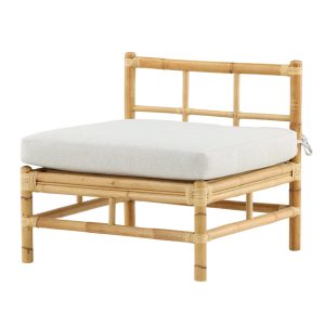 Mittdel Modulsoffa Utomhus - Venture Home Cane Natur inkl. dynor