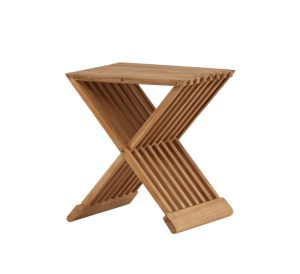 Sidobord Utomhus - Venture Home Ghana 40x40 cm Natur