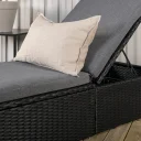 Solsäng - Venture Home Quad Svart inkl. dyna