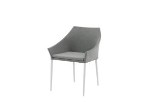 Matstol Utomhus - Venture Home Spoga 2-pack Vit/Grå inkl. dynor