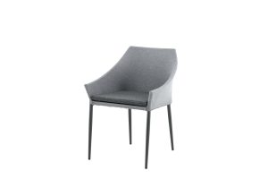 Matstol Utomhus - Venture Home Spoga 2-pack Svart/Grå inkl. dynor