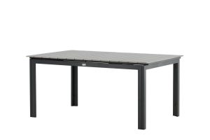 Rektangulärt Matbord Utomhus - Venture Home Levels 160/240x100 Svart/Grå