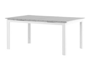 Rektangulärt Matbord Utomhus - Venture Home Levels 160/240x100 Vit/Grå