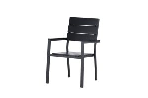Matstol Utomhus - Venture Home Levels 2-pack Svart