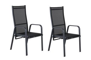 Positionsstol Utomhus - Venture Home Copacabana 2-pack Svart