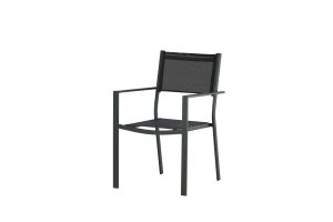 Karmstol Utomhus - Venture Home Copacabana 2-pack Svart