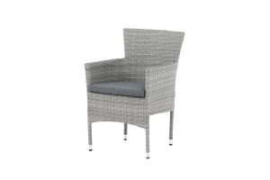Matstol Utomhus - Venture Home Malina 2-pack Grå inkl. dynor