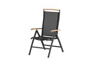 Positionsstol Utomhus - Venture Home Panama Rygglist 2-pack Svart/Natur