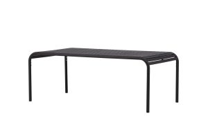 Rektangulärt Matbord Utomhus - Venture Home Borneo 100x200 Svart