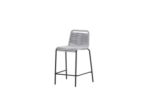 Barstol Utomhus - Venture Home Lindos 2-pack Svart/Ljusgrå