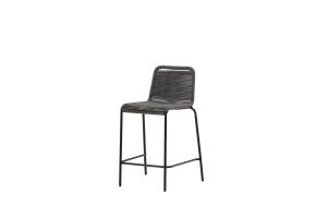 Barstol Utomhus - Venture Home Lindos 2-pack Svart/Mörkgrå