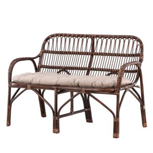 Utesoffa 2-sits - Venture Home Nella Mörk Valnöt/Beige inkl. dyna