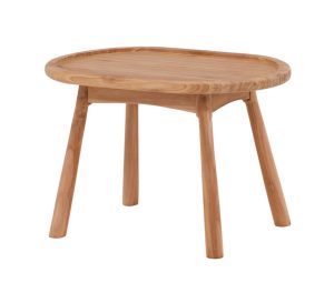 Ovalt Sidobord Utomhus - Venture Home Bohol 60x40 cm Natur