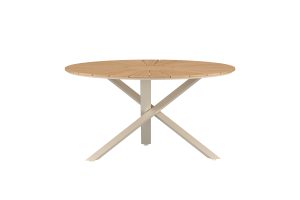 Runt Matbord Utomhus - Venture Home Mexiko Ø140 Beige/Natur