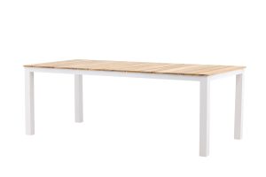 Rektangulärt Matbord Utomhus - Venture Home Mexiko 210x100 Vit/Natur