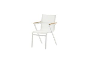 Matstol Utomhus - Venture Home Mexiko 2-pack Vit/Natur