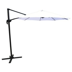 Parasoll - Venture Home Leeds Ø300 Svart/Vit (tilt)