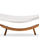 Hängmatta med Stativ - Venture Home Hedvig Vit/Natur