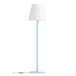 Golvlampa Utomhus - Venture Home Moris Ø50x187 Ljusblå/Vit E27