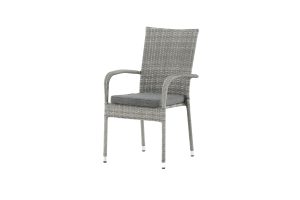 Matstol Utomhus - Venture Home Anna 2-pack Grå inkl. dynor