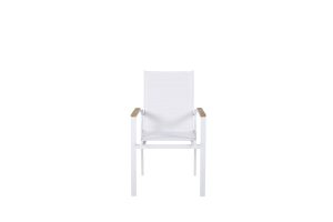 Matstol Utomhus - Venture Home Texas 2-pack Vit/Natur