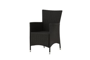 Karmstol Utomhus - Venture Home Knick 2-pack Svart