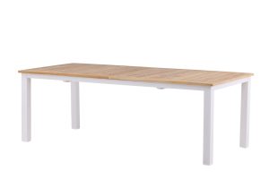 Rektangulärt Matbord Utomhus - Venture Home Panama 220/324x100 Vit/Natur