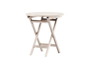Runt Cafébord Utomhus - Venture Home Kenya Ø70 Vit