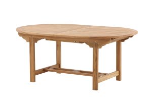Ovalt Matbord Utomhus - Venture Home Kenya 180/240x120 Natur