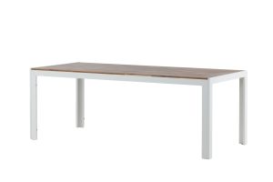 Rektangulärt Matbord Utomhus - Venture Home Bois 200x100 Vit/Natur