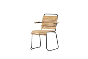 Matstol Utomhus - Venture Home Bois Svart/Natur