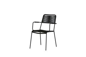 Karmstol Utomhus - Venture Home Lindos 2-pack Svart
